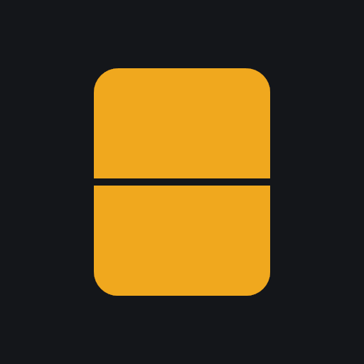 A split-flap showing D